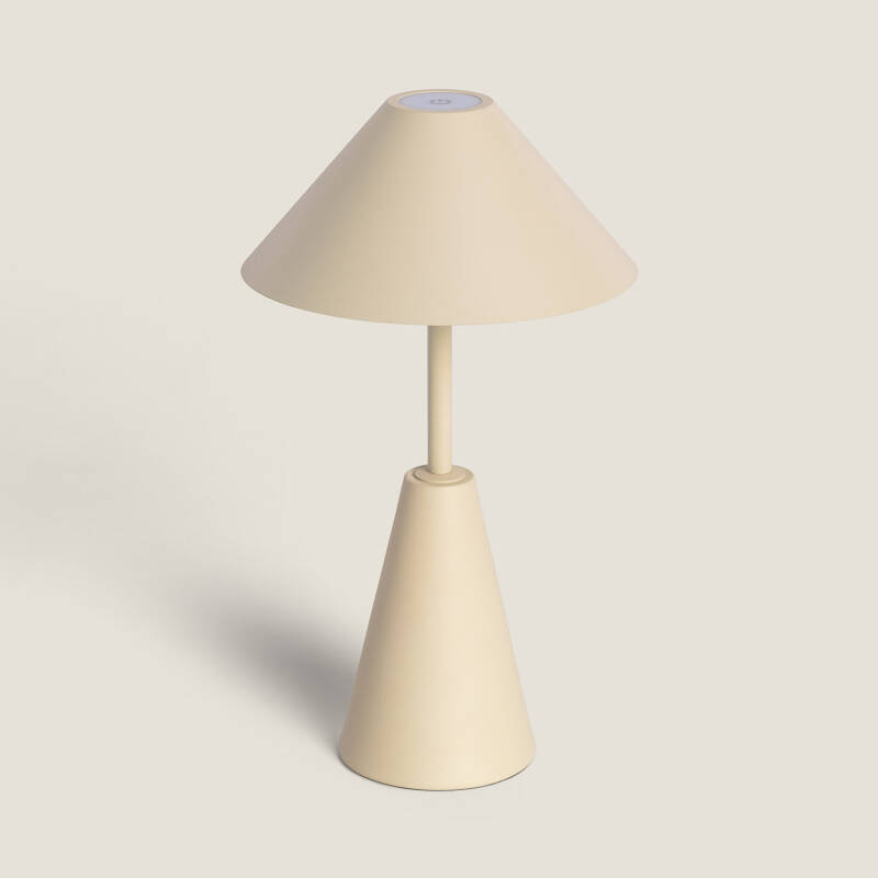 Imagem de Candeeiro de Mesa Metal LED 3W com Bateria USB Recarregável Chamle