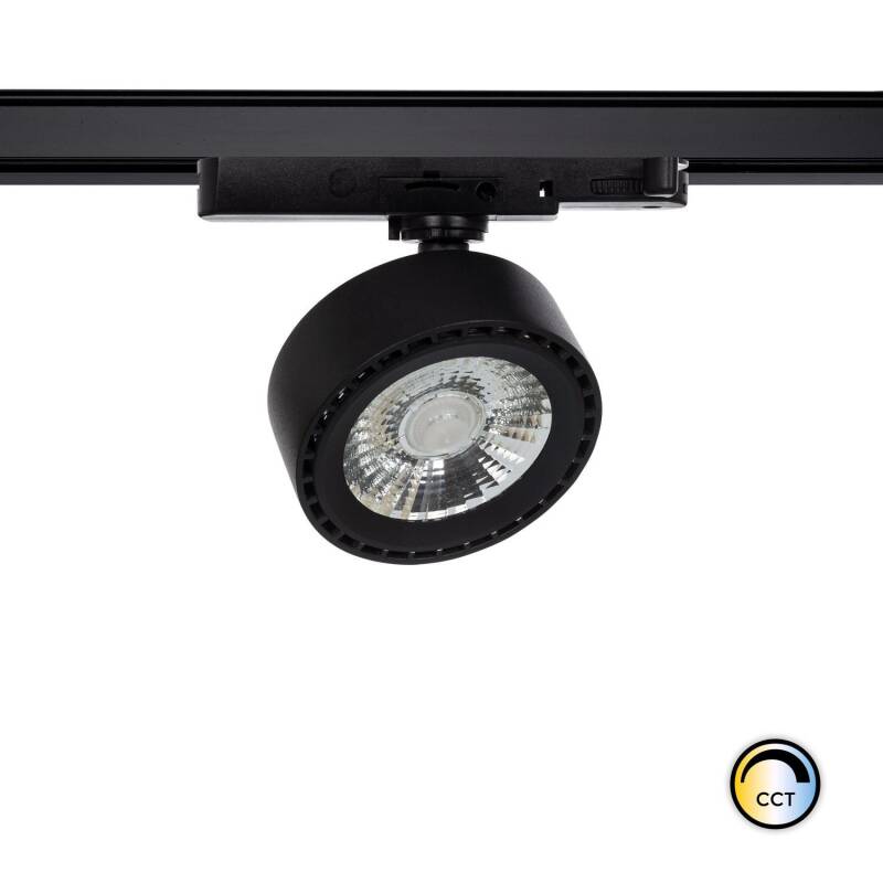 Imagen de Foco Carril LED Trifásico 20W Onuba CCT Negro 