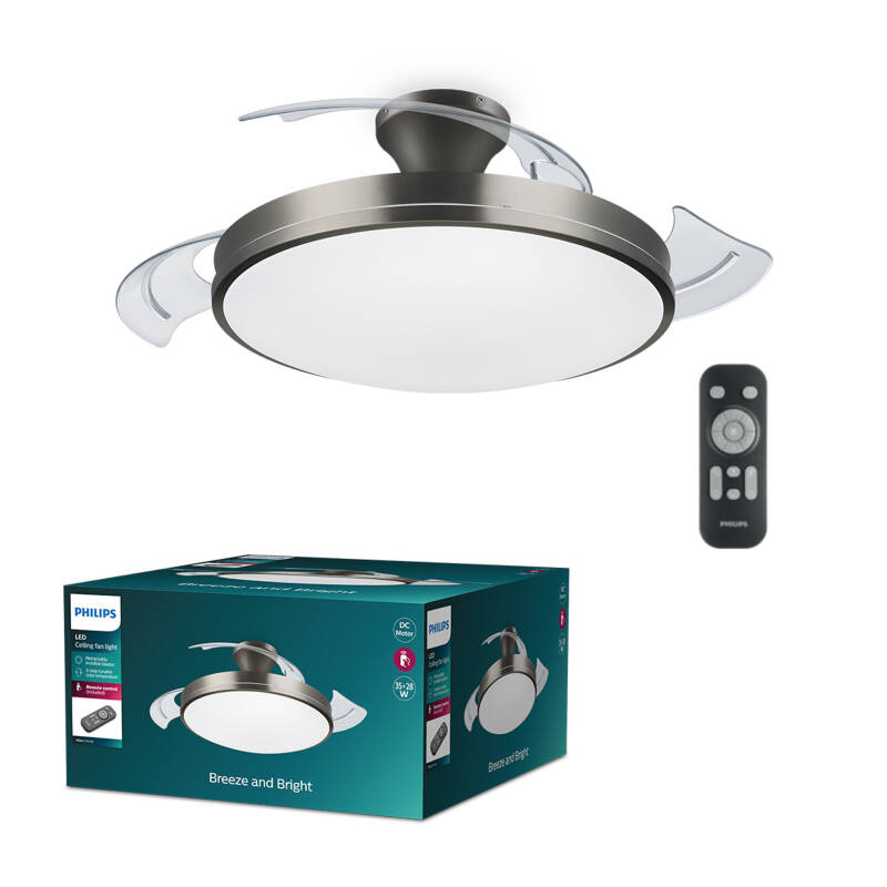 Imagen de Ventilador de techo Silencioso Atlas 49cm Motor DC PHILIPS 929004081901