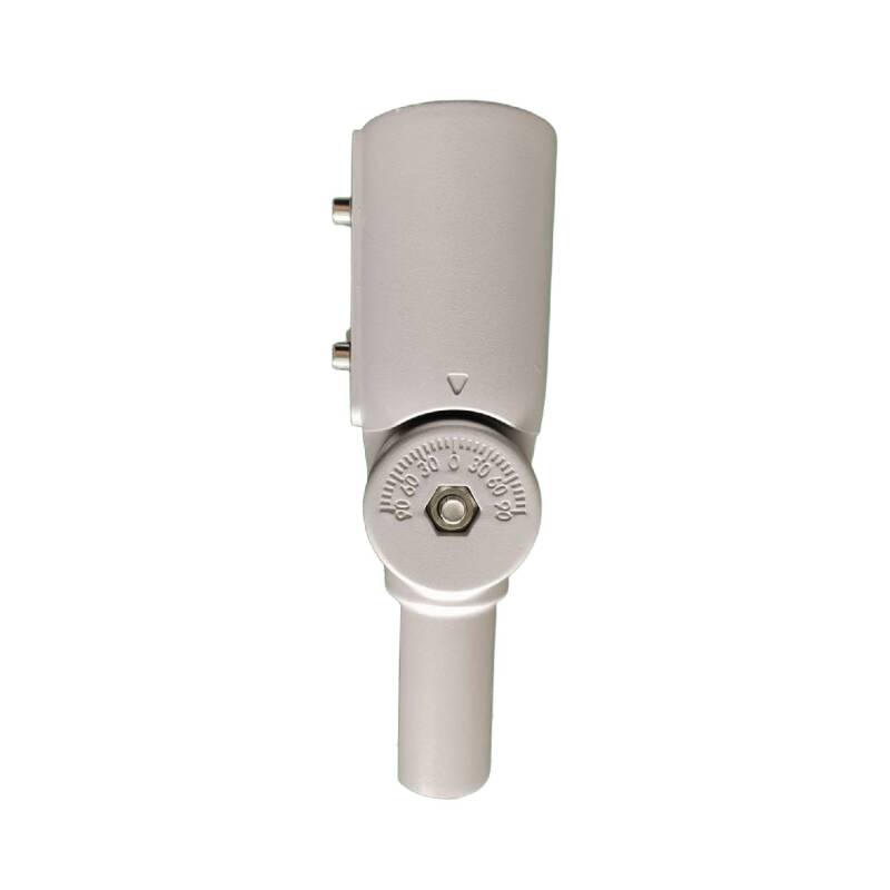 Imagem de Braço de Coluna Direccionável 90º Ø44 mm para Luminárias de Iluminação Pública Cinza
