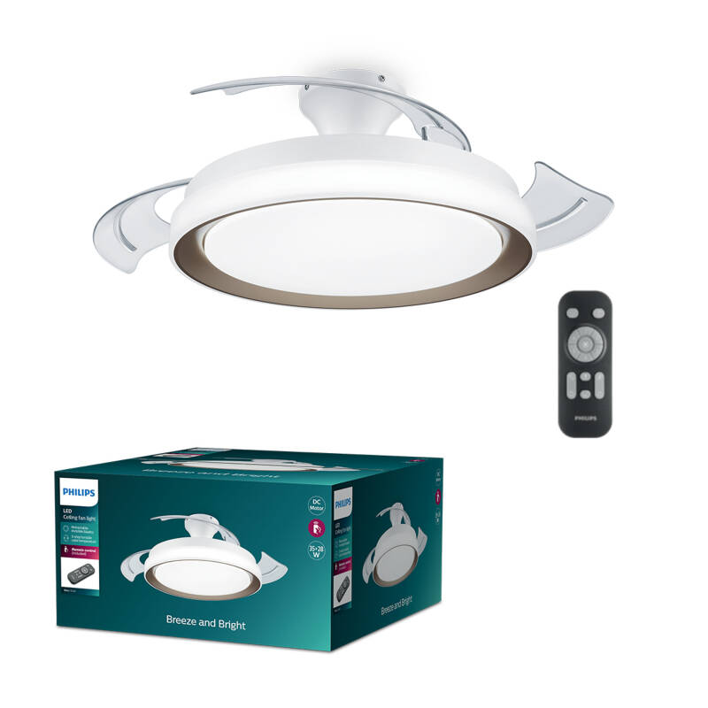 Imagem de Ventoinha de teto Silenciosa Bliss 51cm Motor DC PHILIPS 929004081601