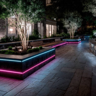 Imagem de Fita LED Exterior Solar 24V DC SMD2835 60 LED/m 25m IP65 Largura 12 mm Corte 100 cm
