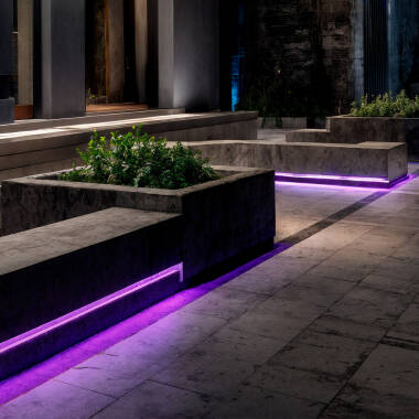 Imagem de Fita LED Exterior Solar 24V DC SMD2835 60 LED/m 30m IP65 Largura 12 mm Corte 100 cm