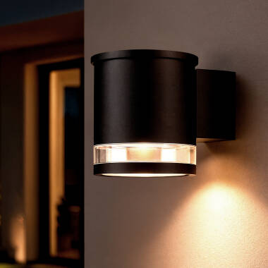 Aplique de Pared Exterior Solar LED Aluminio Draco
