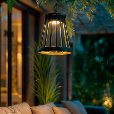 Imagem de Candeeiro Suspenso Exterior LED 6W Alumínio Bradda
