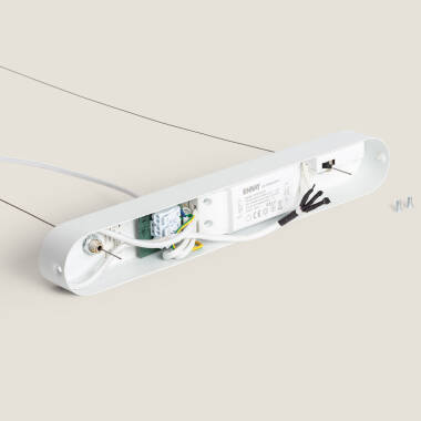 Imagem de Candeeiro Suspenso LED 24W Gesso CCT Seleccionável Kirnber