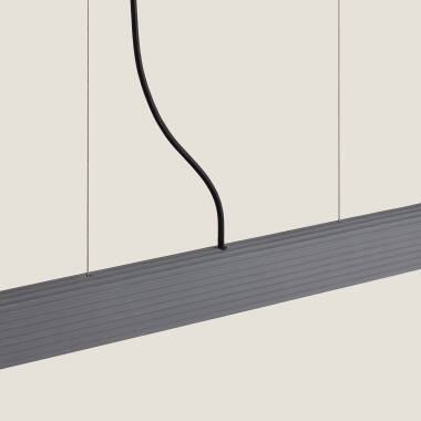 Imagen de Lámpara Colgante Lineal LED 24W Yeso CCT Seleccionable Kirnber