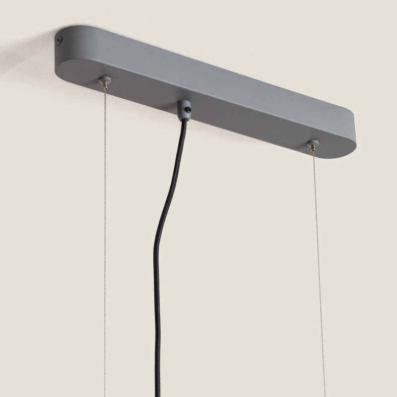 Imagen de Lámpara Colgante Lineal LED 24W Yeso CCT Seleccionable Kirnber