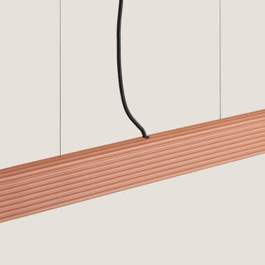 Imagen de Lámpara Colgante Lineal LED 24W Yeso CCT Seleccionable Kirnber