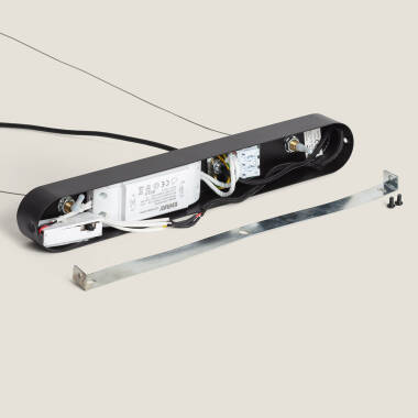 Imagen de Lámpara Colgante Lineal LED 24W Yeso CCT Seleccionable Kirnber