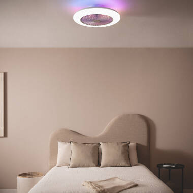 Imagem de Ventoinha de Teto LED SMART WIFI RGB+W Zante Ø 50cm