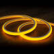 Imagem de Fita Neon LED 7.5 W/m Regulável 220V AC 120 LED/m Semicircular 180º Amarela IP67 à Medida Corte a cada 100 cm 