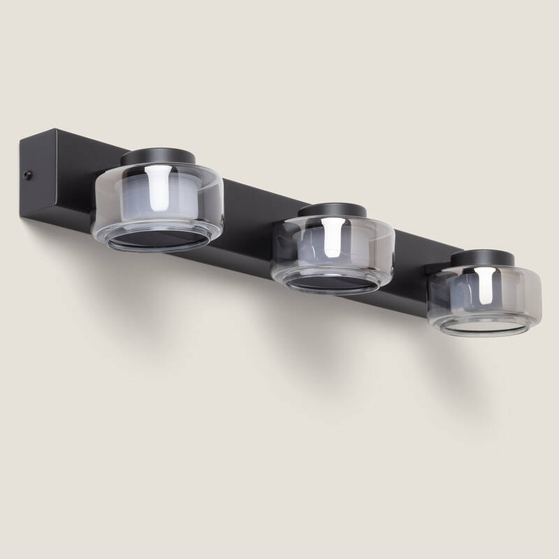Imagen de Lámpara de Pared LED 12W Baño CCT Metal y Cristal Zisna