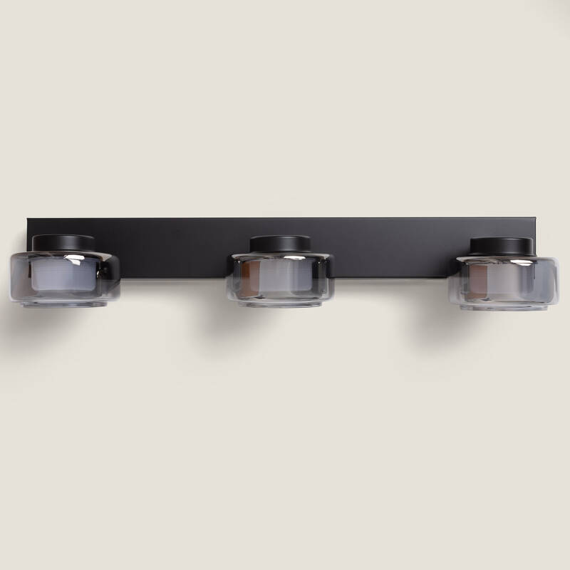 Imagen de Lámpara de Pared LED 12W Baño CCT Metal y Cristal Zisna
