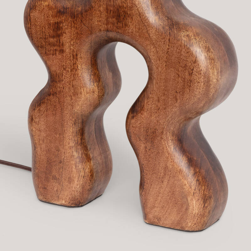 Imagem de Candeeiro de Mesa Madera Hunar I ILUZZIA