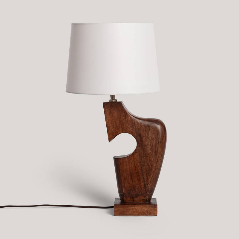 Imagen de Lámpara de Mesa Madera Hunar IV ILUZZIA