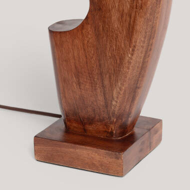 Imagem de Candeeiro de Mesa Madeira Hunar IV ILUZZIA