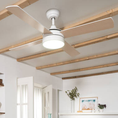 Ventilador de Techo Silencioso Timor Blanco 132cm Motor DC WiFi