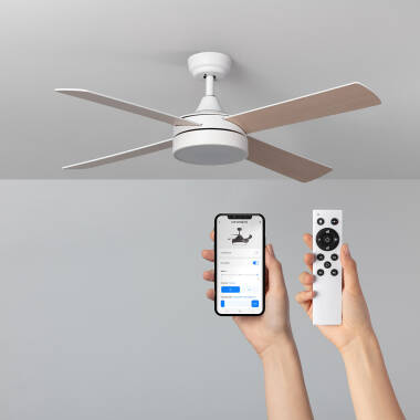 Imagen de Ventilador de Techo Silencioso Timor Blanco 132cm Motor DC WiFi