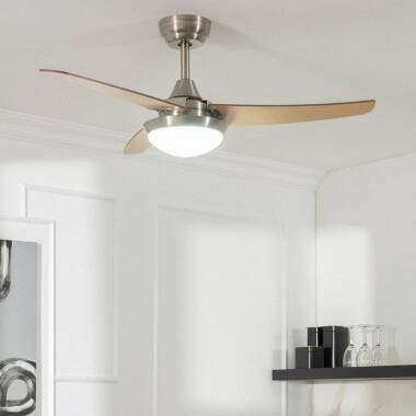 Ventilador de Techo Silencioso Neil Madera 107cm Motor DC WiFi
