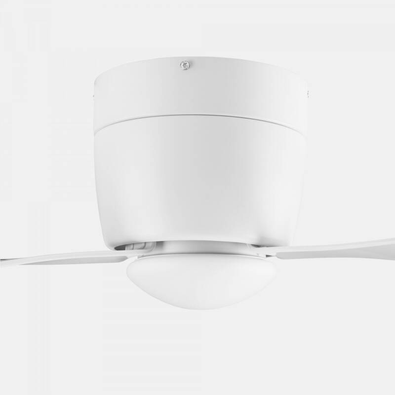 Imagem de Ventoinha de Teto Silenciosa Big Bora Branca 123.8cm Motor DC LEDS-C4 30-7972-14-F9
