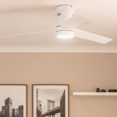 Ventoinha de Teto Silenciosa Tydir Branco 132cm Motor DC
