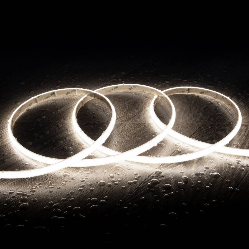 Imagem de Fita LED Regulável 220V W COB Autorectificada 260 LED/m 15W/m 1350lm/m SILICONE FLEX Largura 10mm IP65 Corte 5cm à Medida