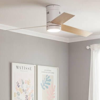 Ventilador de Techo Silencioso Tydir Madera 132cm Motor DC