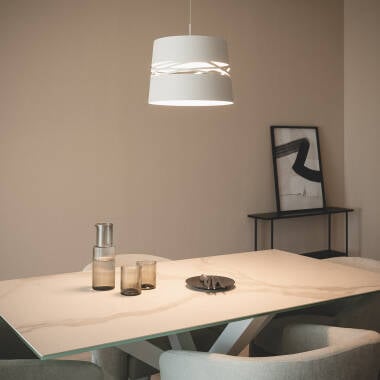 Imagen de Lámpara Colgante LED 28W Acero Kerta