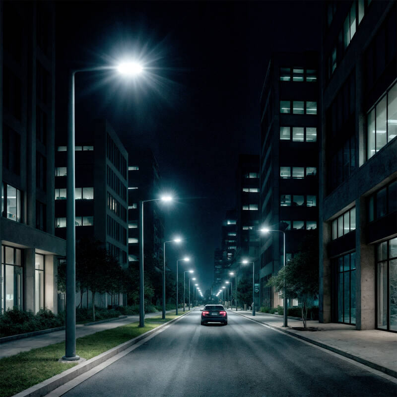 Imagen de Farola LED 100W Harlem LUMILEDS Gris 