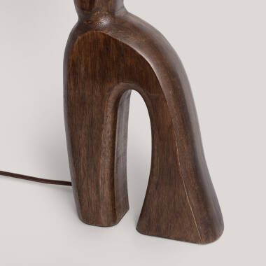 Imagen de Lámpara de Mesa Madera Hunar III ILUZZIA