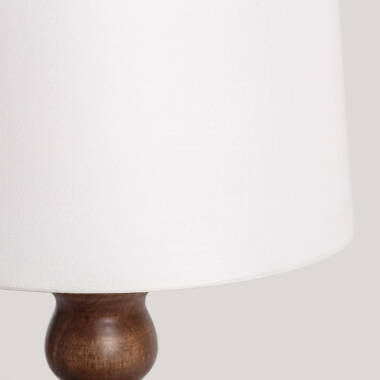 Imagen de Lámpara de Mesa Madera Anahla ILUZZIA Imagen de Lámpara de Mesa Madera Anahla ILUZZIA