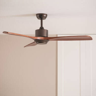 Ventilador de Techo Silencioso Forest Marrón 132cm Motor DC