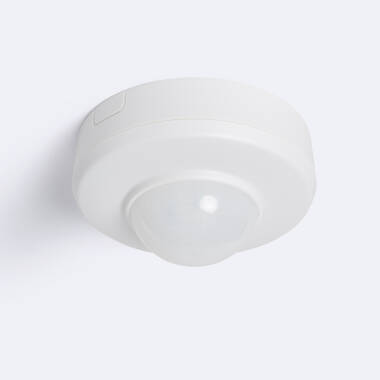Sensor de Movimiento PIR Crepuscular 360º de Superficie/Empotrable Exterior IP54 Especial Pasillos