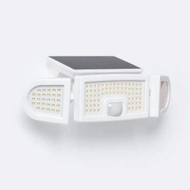 Foco Projetor LED Solar 7W IP com Sensor de Movimento PIR e Crepuscular