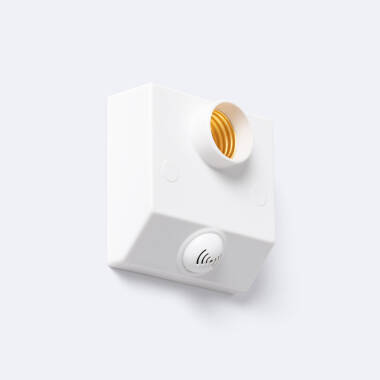 Sensor de Som Crepuscular de Parede para Lâmpadas E27