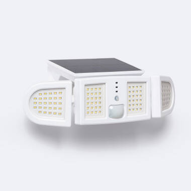 Foco Projetor LED Solar 5W IP com Sensor de Movimento PIR e Crepuscular