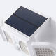 Imagen de Foco Proyector LED Solar 5W IP65 con Sensor de Movimiento PIR y Crepuscular