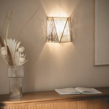 Imagen de Aplique de Pared Metal Cristal Mattina  ILUZZIA