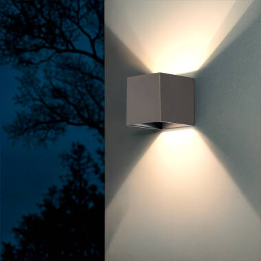 Aplique de Pared Exterior LED 6W Iluminación Doble Cara New Eros
