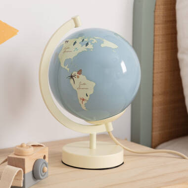 Lámpara de Mesa Bola Mundo