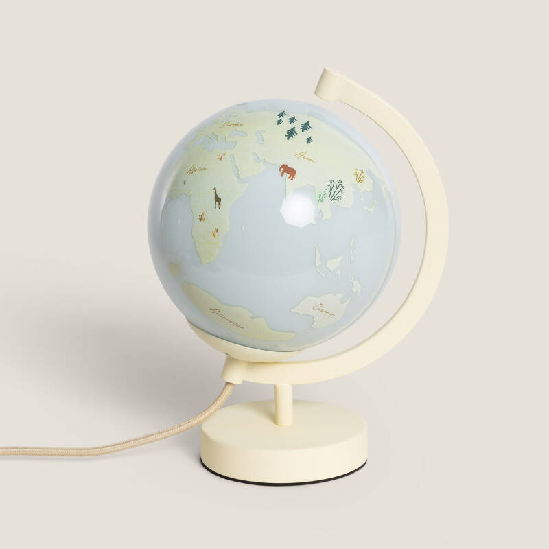 Imagem de Candeeiro de Mesa Bola Mundo