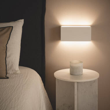 Aplique de Pared Yeso Ebin Square