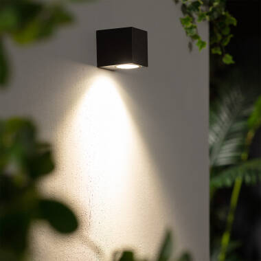 Aplique Exterior de Pared Miseno Negro
