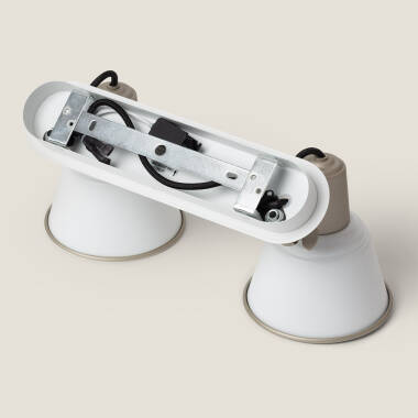 Imagen de Lámpara de Pared Baño Metal 2 Focos Birzay