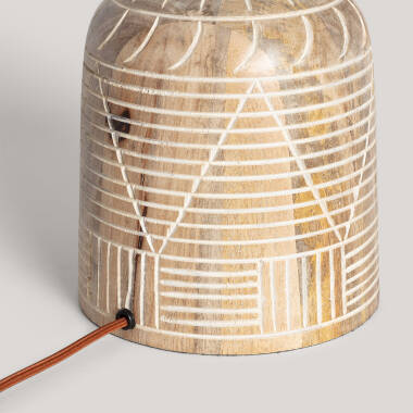 Imagem de Candeeiro de Mesa Madeira Koson ILUZZIA