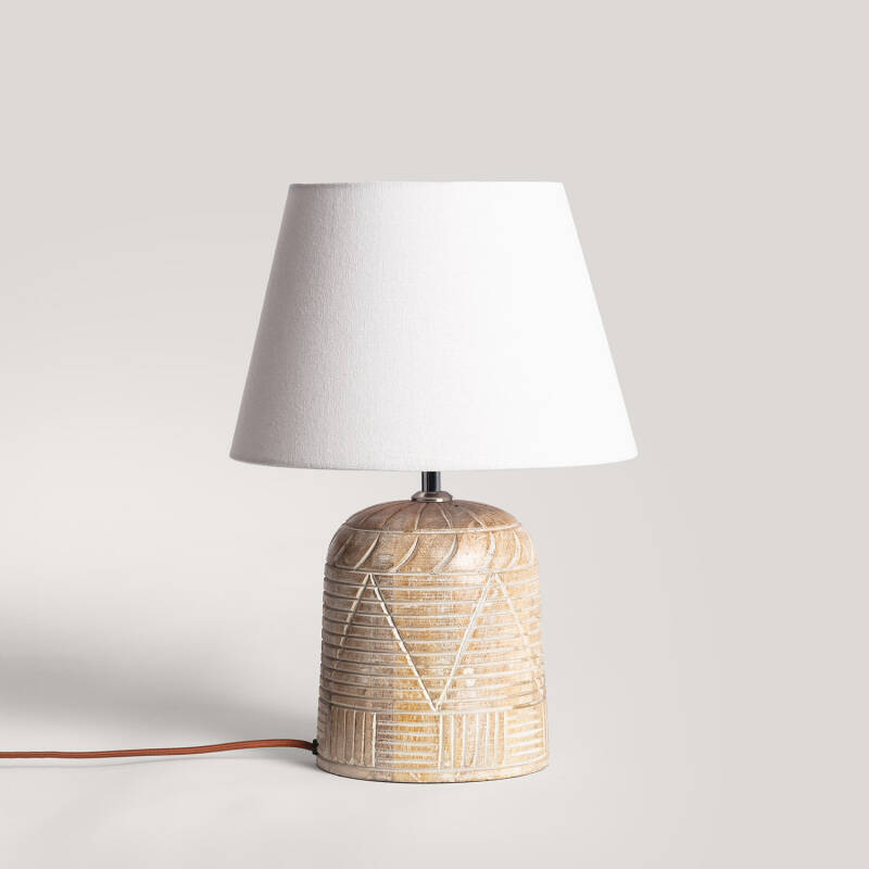 Imagen de Lámpara de Mesa Madera Koson ILUZZIA