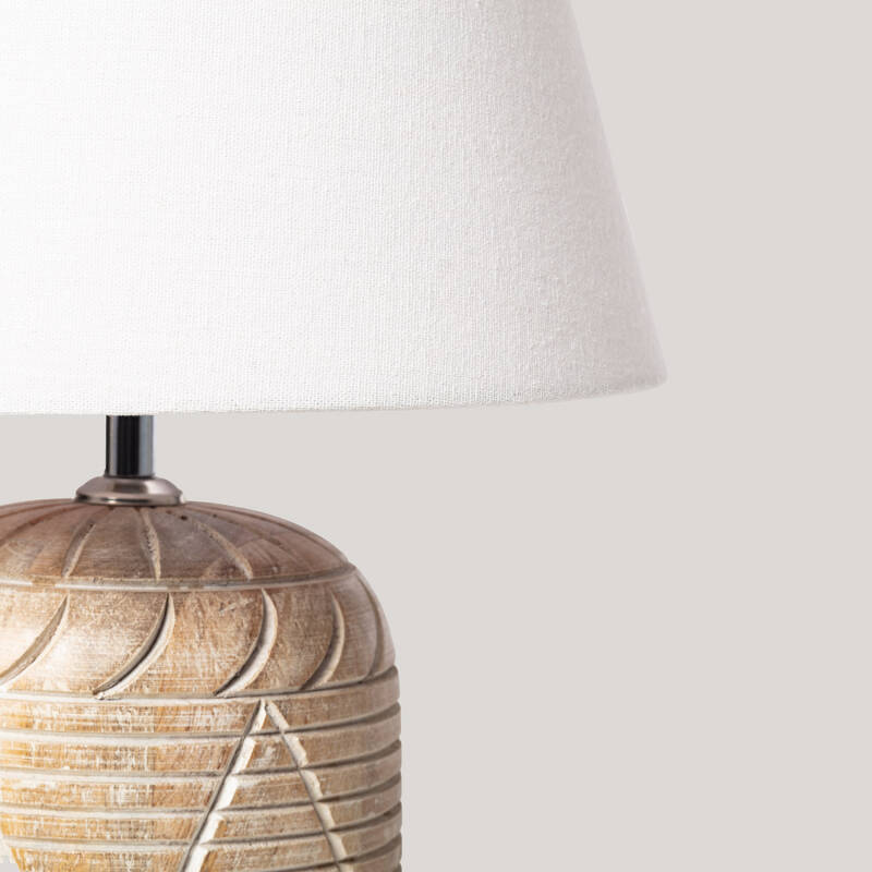 Imagen de Lámpara de Mesa Madera Koson ILUZZIA