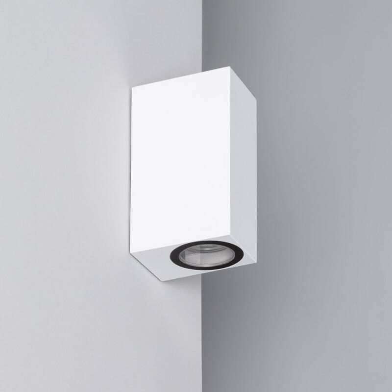 Imagen de Aplique de Pared Exterior Iluminación Doble Cara Miseno Blanco