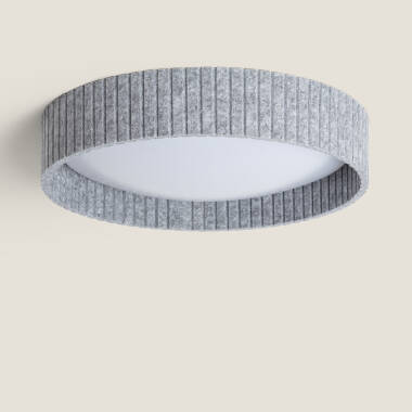 Plafon LED 24W Circular Feltro Ø500 mm CCT Selecionável Kaptyn